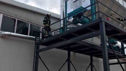 Elazığ’da mobilya fabrikasında yangın