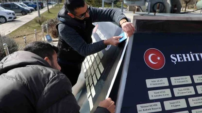 Elazığ’da şehitler anıtı restore edildi