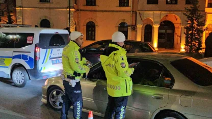 Elazığ’da trafik denetimi