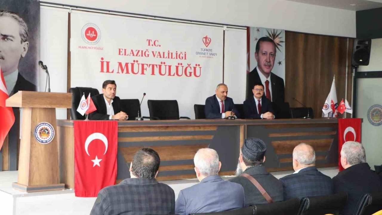 Elazığ’da vaizlik hizmetleri ve sahada yürütülen çalışmalar görüşüldü