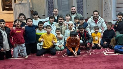 Eski ramazanlar cami avlusunda yaşatıldı