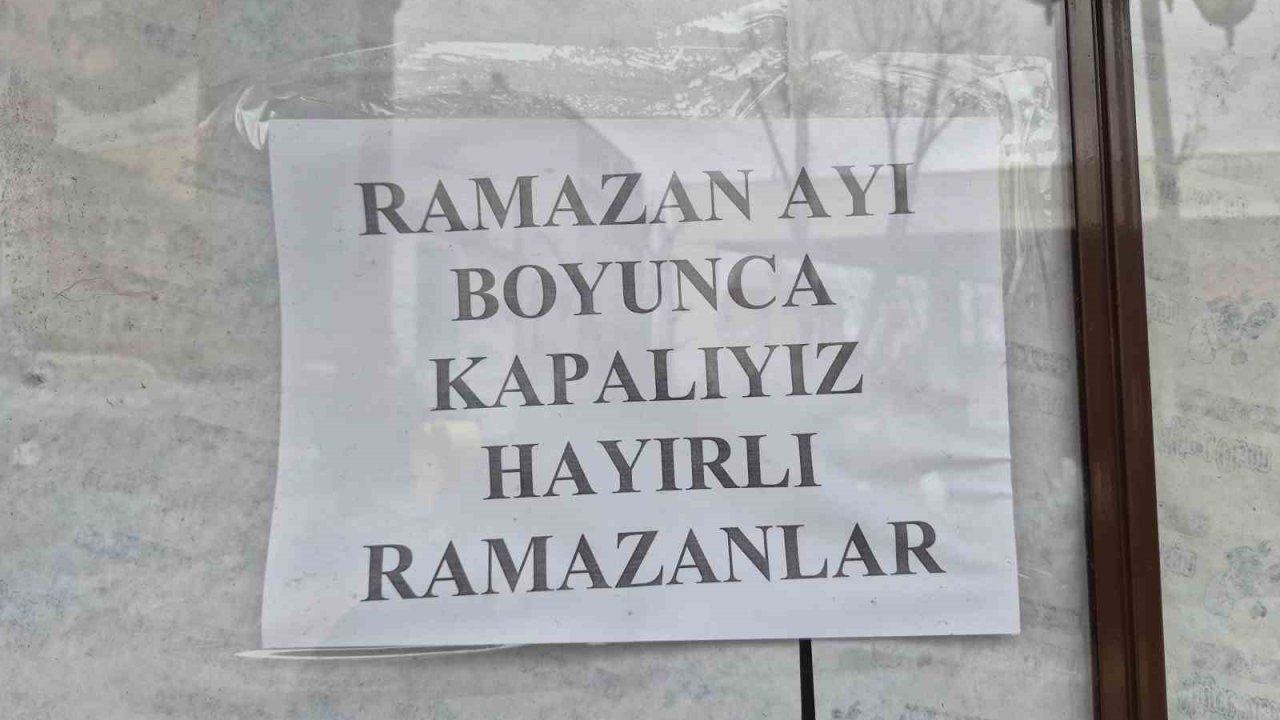 Eskişehir esnafından "Ramazan" arası