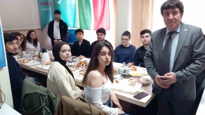 Eskişehir’de okuyan Türk dünyası öğrencileri kahvaltıda buluştu