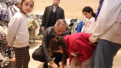 Eyyübiye’de yetim çocuklar bayramlık heyecanı yaşadı