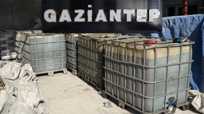 Gaziantep’te 7 bin litre gümrük kaçağı akaryakıt ele geçirildi
