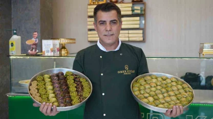 Gaziantep’te baklavacılarda bayram yoğunluğu: Günlük üretim 20 tona ulaştı