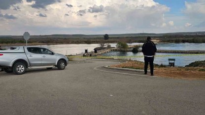 Gaziantep’te yağışlar sonrası Fırat Nehri’nde su seviyesi yükseldi