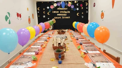 Gaziosmanpaşa’da çocuklar tekne orucu tutmanın heyecanını yaşadı