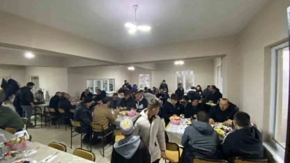 Gebe köyünde Ramazan Bayramı geleneği bu yıl da sürdürüldü