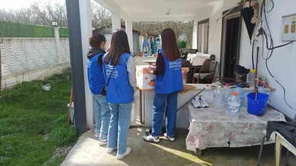 Gençlik merkezinden ailelere Ramazan desteği