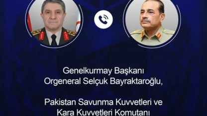 Genelkurmay Başkanı Orgeneral Bayraktaroğlu Pakistan Savunma Kuvvetleri ve Kara Kuvvetleri Komutanı Mareşal Munir ile görüştü