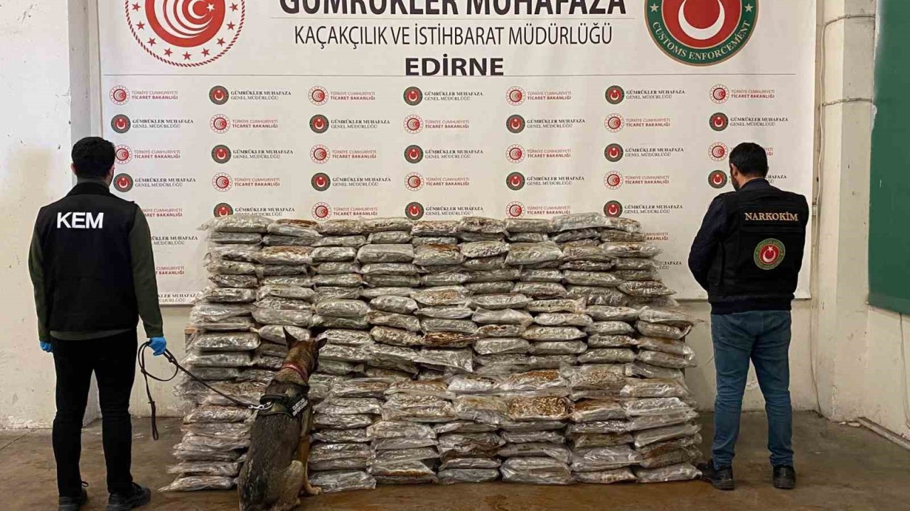 Gümrüklerde 828 milyon 272 bin liralık uyuşturucu madde ele geçirildi