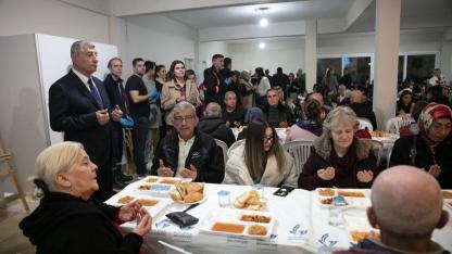 Güzelbahçe’de İftar Sonrası Bayramlaşma Coşkusu
