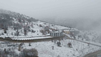 Hadim’de kar yağışı başladı
