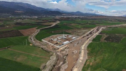 Hatay Büyükşehir Belediyesi, Hassa’ya atıksu arıtma tesisi inşa ediyor