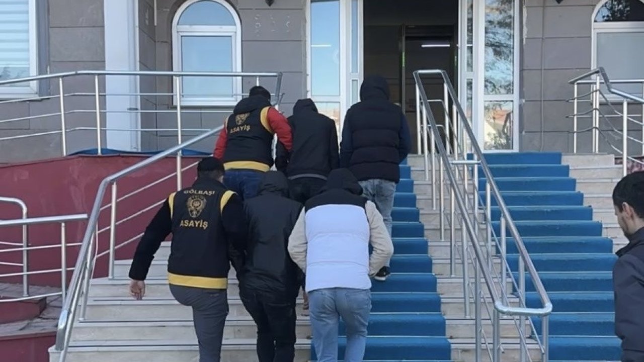 Hırsızlık şüphelisi 4 şahıs tutuklandı