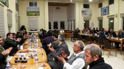 Hisarcık Kaymakamı Atam, muhtarlarla iftar sofrasında buluştu