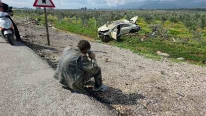 Hurdaya dönen araçtan burnu kanamadan çıkan doktor: "Verilmiş sadakam varmış"