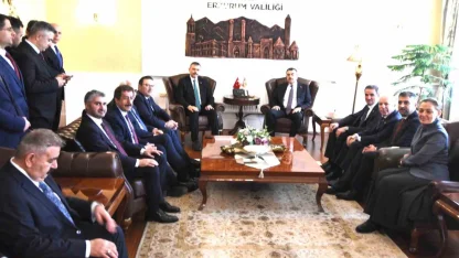 İçişleri Bakanı Çiftçi ve Milli Eğitim Bakanı Tekin Erzurum’da