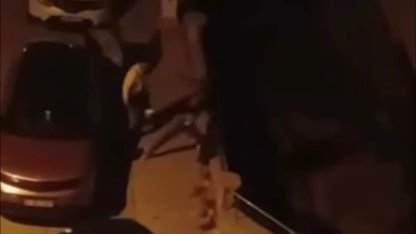 İki grup arasındaki yumruklu kavga kamerada