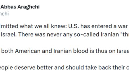 İran Dışişleri Bakanı Arakçi: "Rubio hepimizin bildiği bir şeyi itiraf etti: ABD, İsrail adına savaşa girdi"
