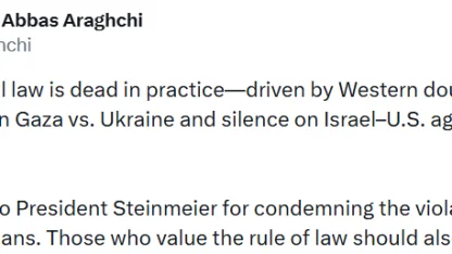 İran Dışişleri Bakanı Arakçi: "Uluslararası hukuk pratikte ölmüştür"
