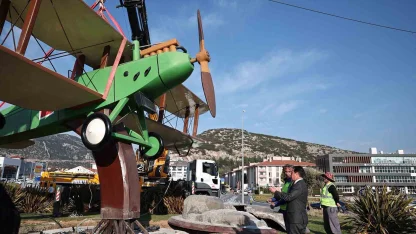 İsmet Tayyaresi yeniden Muğla’nın kalbine yerleştirildi