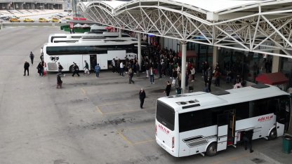 Isparta Otogarı’nda biletler kısa sürede tükendi