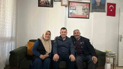 Jandarmadan şehit ve gazi ailelerine bayram ziyareti