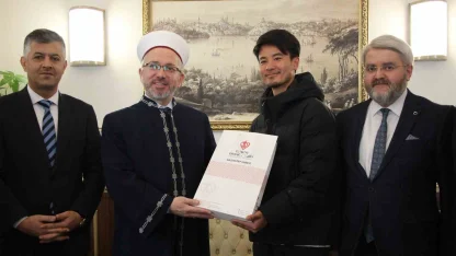 Japon gezgin Gaziantep’te müslüman oldu