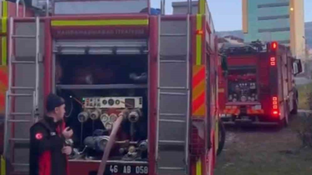 Kahramanmaraş’ta fabrika yangını