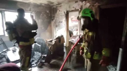 Kahramanmaraş’ta ikamet yangını