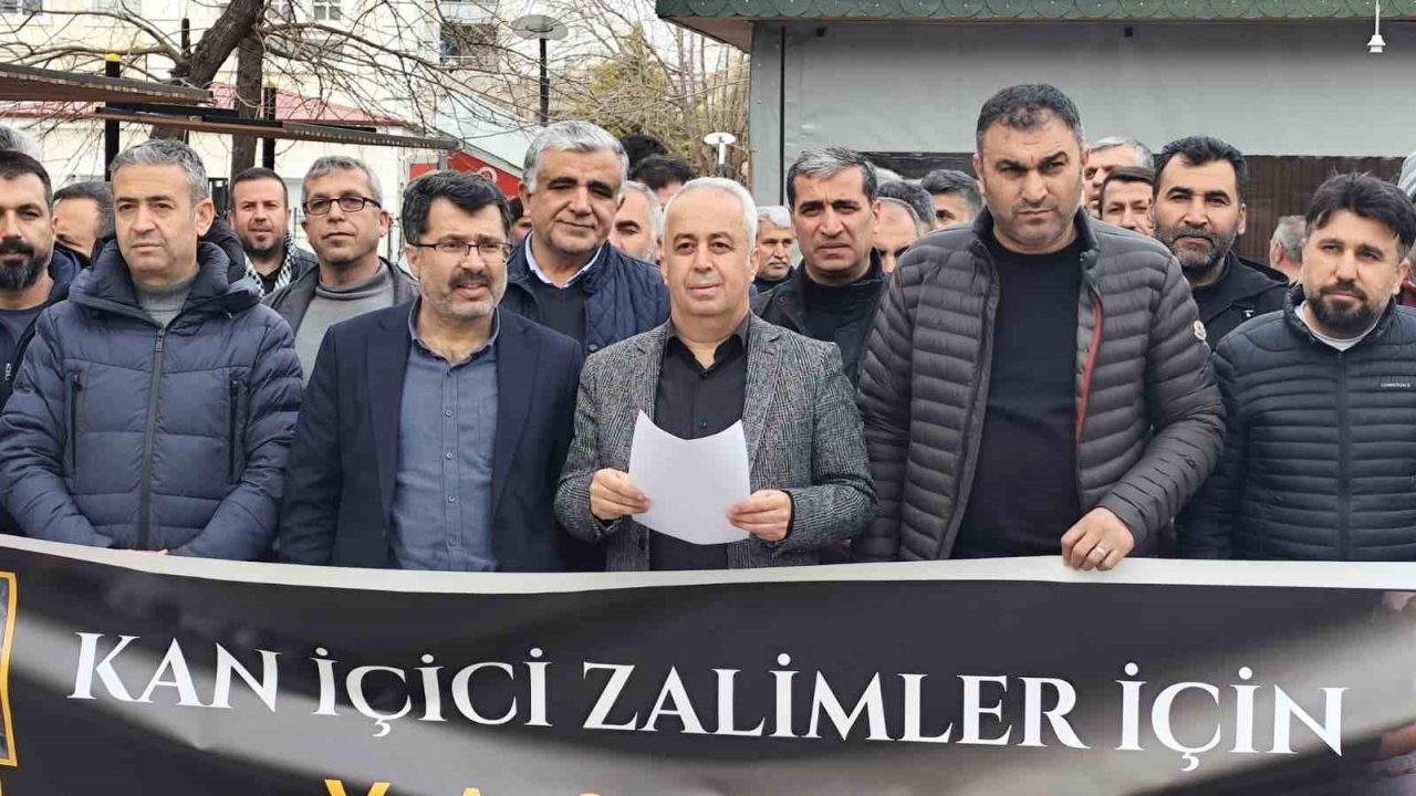 Kahta’da, ABD ve İsrail’in İran’a saldırıları protesto edildi