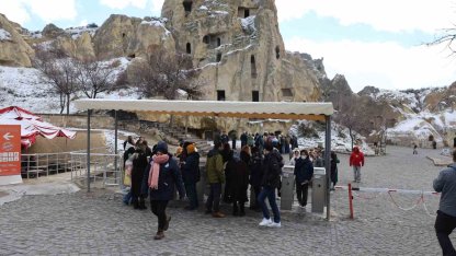 Kapadokya 3 günlük bayram tatilinde 57 bin 988 ziyaretçiyi ağırladı