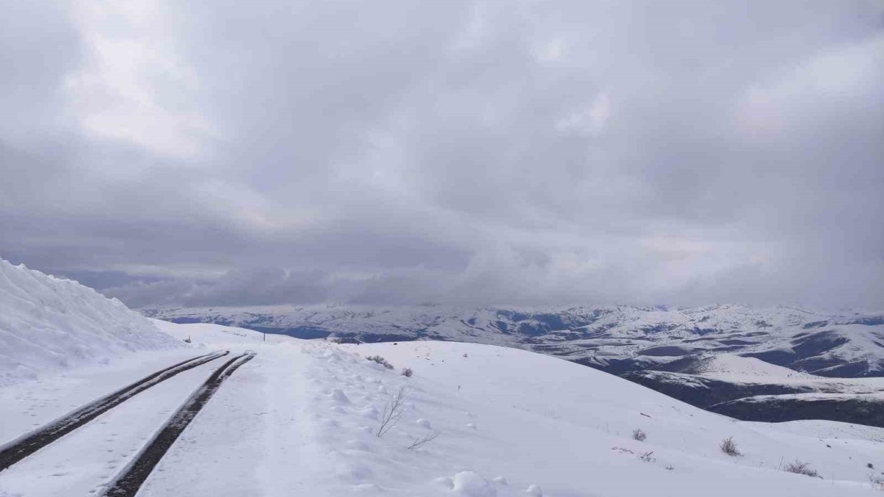 Kar yağışı Aşkale’de yeniden etkili oluyor