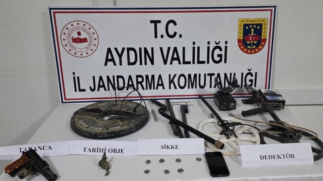 Karacasu’da tarihi eser kaçakçılığı operasyonu: "7 adet Yunan sikkesi ele geçirildi"