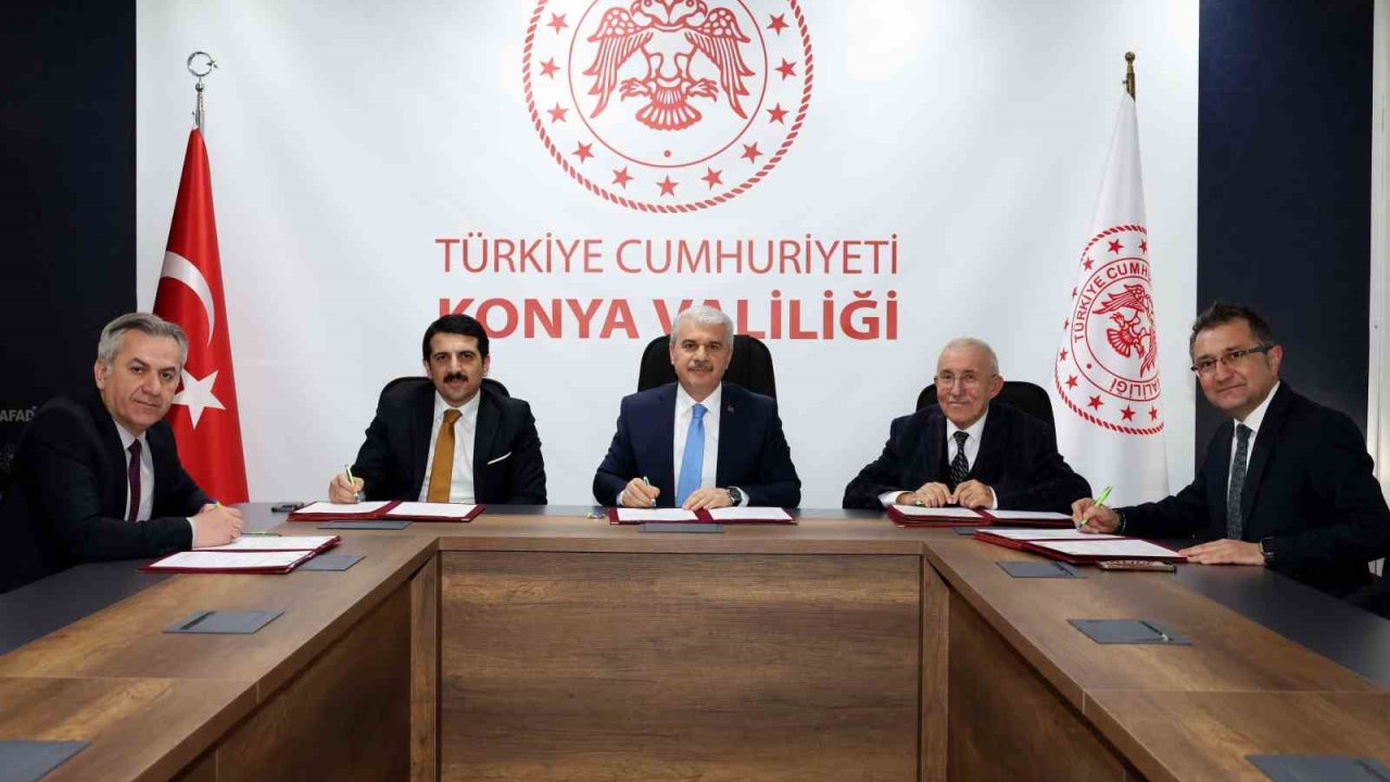 Karapınar’a yapılacak anaokulunun protokolü imzalandı