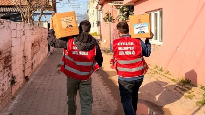 Kardeş Eli projesi kapsamında 2 bin gıda kolisi dağıtıldı