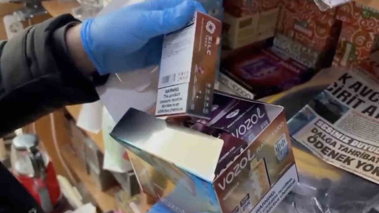 Kastamonu’da çok miktarda kaçak tütün ürünü ele geçirildi