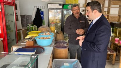 Kaymakam Akköz’den Arpaçay’da esnaf ziyareti