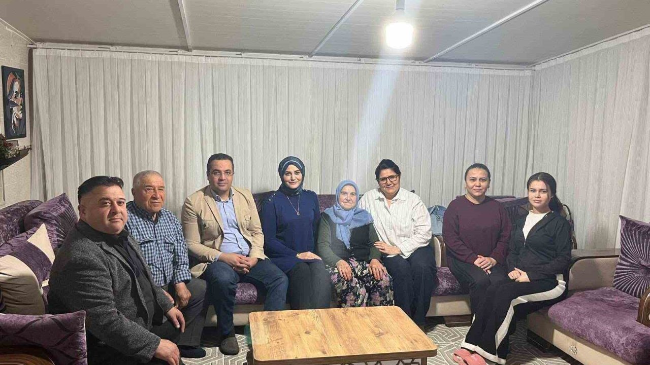 Kaymakam Dalak’tan şehit annesi ve Kıbrıs gazisine vefa