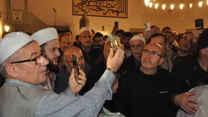 Keşan’da Sakal-ı Şerif tarihi camide ziyarete açıldı