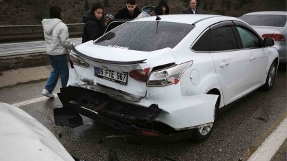 Kırıkkale’de zincirleme kaza: 3 yaralı