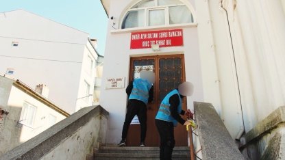 Kırklareli’nde denetimli serbestlik hükümlülerinden cami temizliği