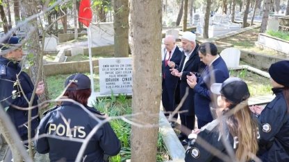 Kırklareli’nde şehit polis İbrahim Çınar kabri başında anıldı