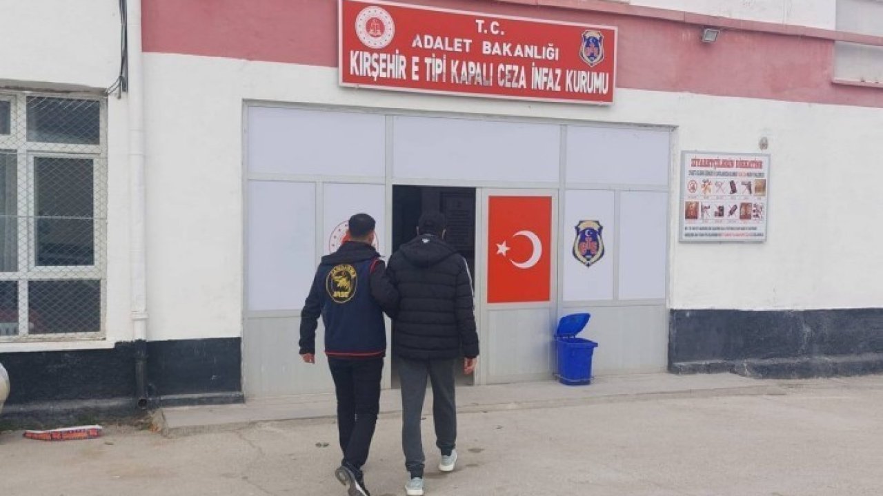 Kırşehir’de hapis cezası bulunan şahıs JASAT tarafından yakalandı