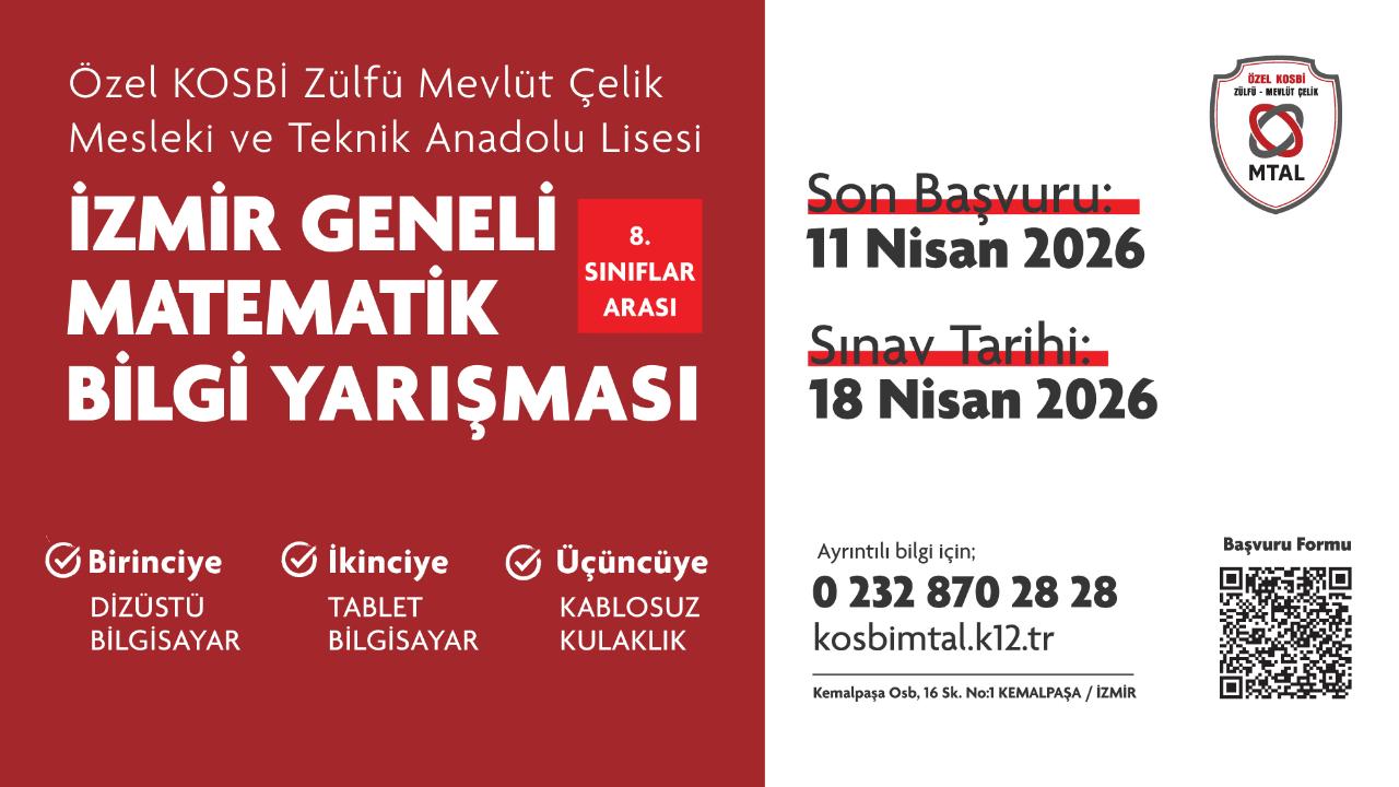 KOSBİ Zülfü Mevlüt Çelik MTAL'de Matematik heyecanı