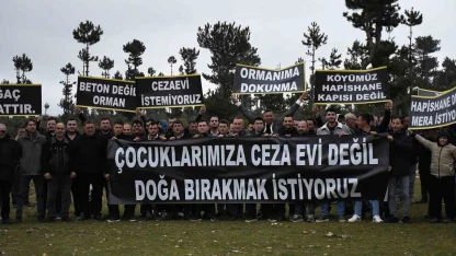 Köylülerden meraya yapılması planlanan cezaevine tepki