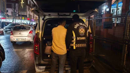 Küçükçekmece’de trafikte tartışma pahalıya patladı