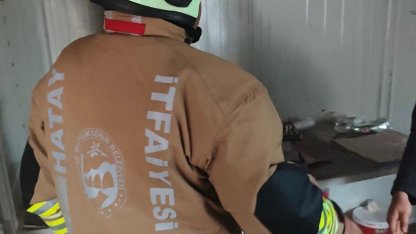 Kumlu’da ev yangını